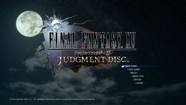 FF15体験版ジャッジメントディスク